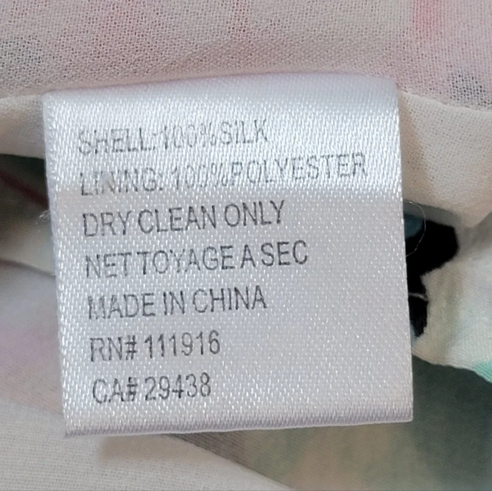 Yumi Kim X Revolove Pastel Paridise Maxi Dress Womens S Pink & Mint 100% Silk - Picture 13 of 14